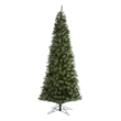 Nearly Natural 10ft Cashmere Slim Christmas Tree with 750 Warm White Lights
