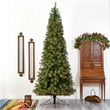Nearly Natural 10ft Cashmere Slim Christmas Tree with 750 Warm White Lights