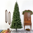 Nearly Natural 10ft Cashmere Slim Christmas Tree with 750 Warm White Lights
