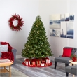 Nearly Natural 7ft Oregon Spruce Christmas Tree with 850 Warm White Microdot L
