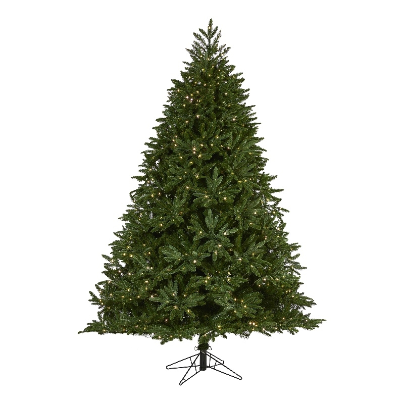 Nearly Natural 7ft Oregon Spruce Christmas Tree with 850 Warm White Microdot L