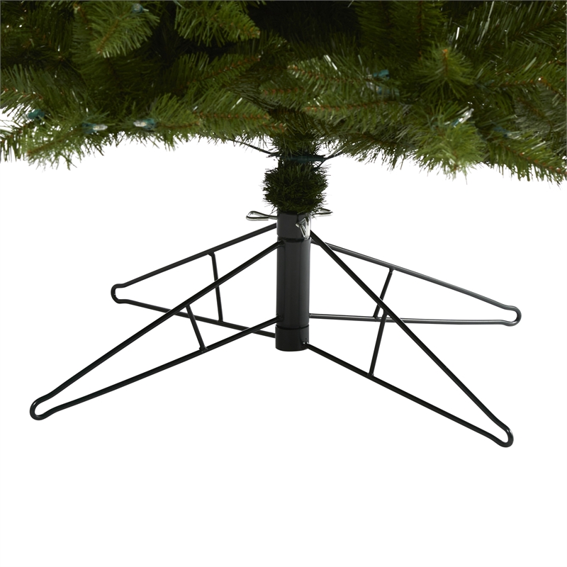 Nearly Natural 9ft Vermont Spruce Christmas Tree with 850 Warm White LED Light