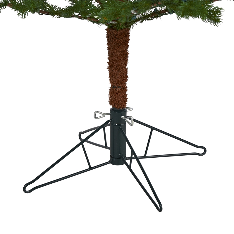 Nearly Natural 7.5ft Fairbanks Fir Christmas Tree with 350 Clear Warm LED