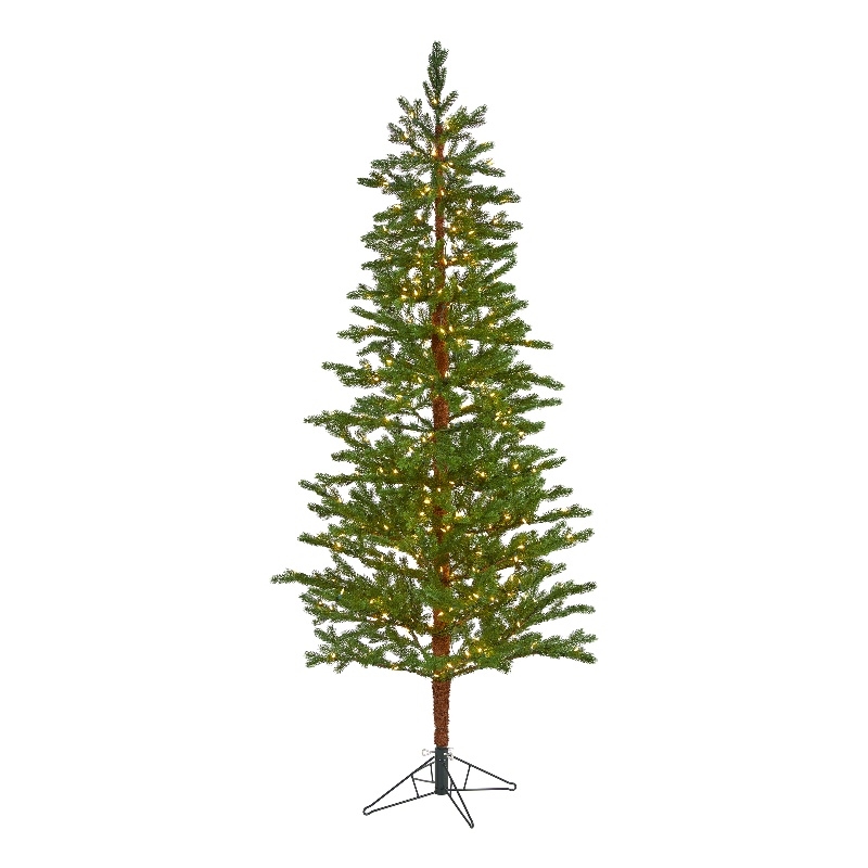 Nearly Natural 7.5ft Fairbanks Fir Christmas Tree with 350 Clear Warm LED