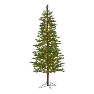 Nearly Natural 7.5ft Fairbanks Fir Christmas Tree with 350 Clear Warm LED