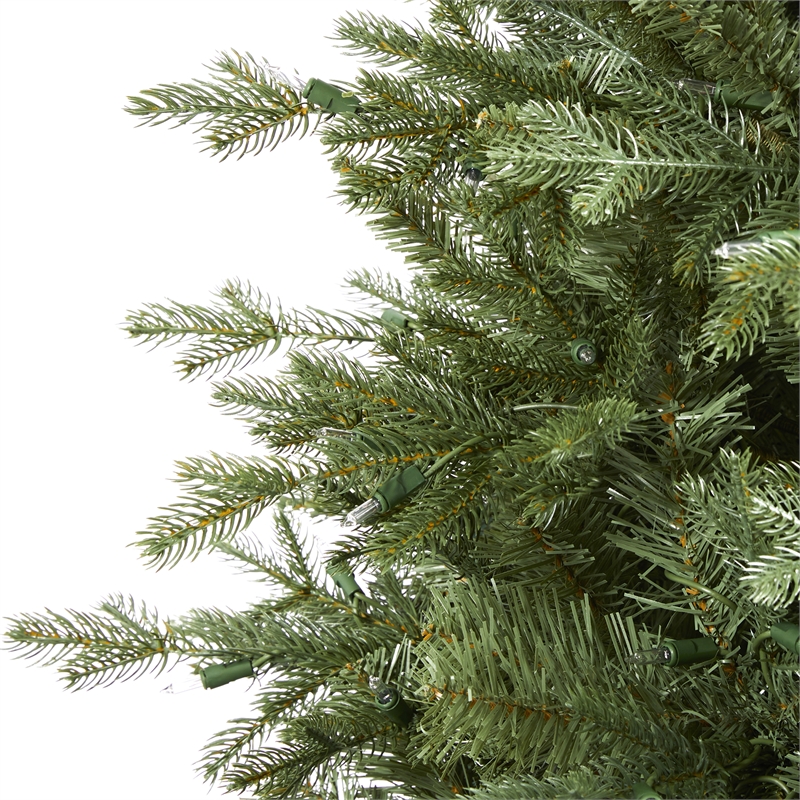 Nearly Natural 5ft New Hampshire Spruce Christmas Tree w/ 300 Warm White Lights