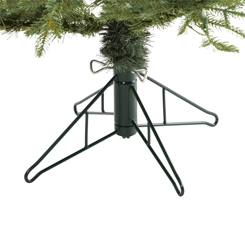 Nearly Natural 5ft New Hampshire Spruce Christmas Tree w/ 300 Warm White Lights