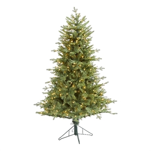 Nearly Natural 5ft New Hampshire Spruce Christmas Tree w/ 300 Warm White Lights