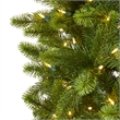 Nearly Natural 8ft Slim Virginia Spruce Christmas Tree with 600 Warm White LED