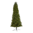 Nearly Natural 9ft Slim Virginia Spruce Christmas Tree with 750 Warm White LED