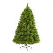 Nearly Natural 6.5ft Green Scotch Pine Artificial Christmas Tree w/350 ClearLED