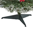 Nearly Natural 3ft Frosted Swiss Pine Christmas Tree w/50 Clear LED and Berries