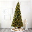 Nearly Natural 10ft White Mountain Pine Christmas Tree w/850 Clear LED