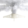 Nearly Natural 2ft White Artificial Christmas Tree with 35 LED Lights