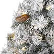 Nearly Natural 5ft Flocked White River Mountain Pine Christmas Tree