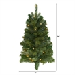 Nearly Natural 2ft Flat Back Wall Hanging Artificial Christmas Tree
