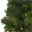 Nearly Natural 2ft Flat Back Wall Hanging Artificial Christmas Tree