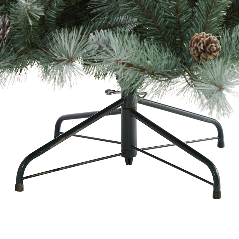 Nearly Natural 7ft Frosted Tip British Columbia Mountain Pine Christmas Tree