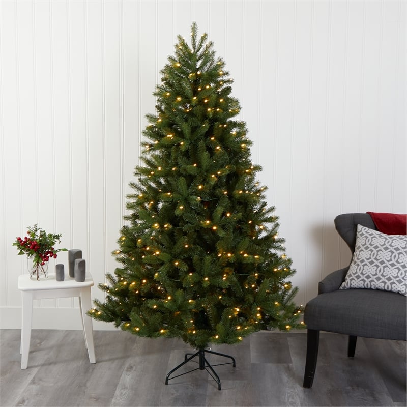 Nearly Natural 6ft New Haven Spruce Natural Look Artificial Christmas Tree