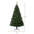 Nearly Natural 8ft Northern Tip Pine Artificial Green Christmas Tree in Green
