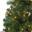 Nearly Natural 6ft Northern Tip Pine Artificial Christmas Tree w/ 250 Clear LED