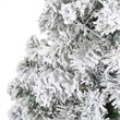 Nearly Natural 3ft Flocked Rock Springs Spruce Artificial Green Christmas Tree