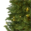 Nearly Natural 7ft New Hampshire Fir Christmas Tree w/ 450 Clear LED Lights
