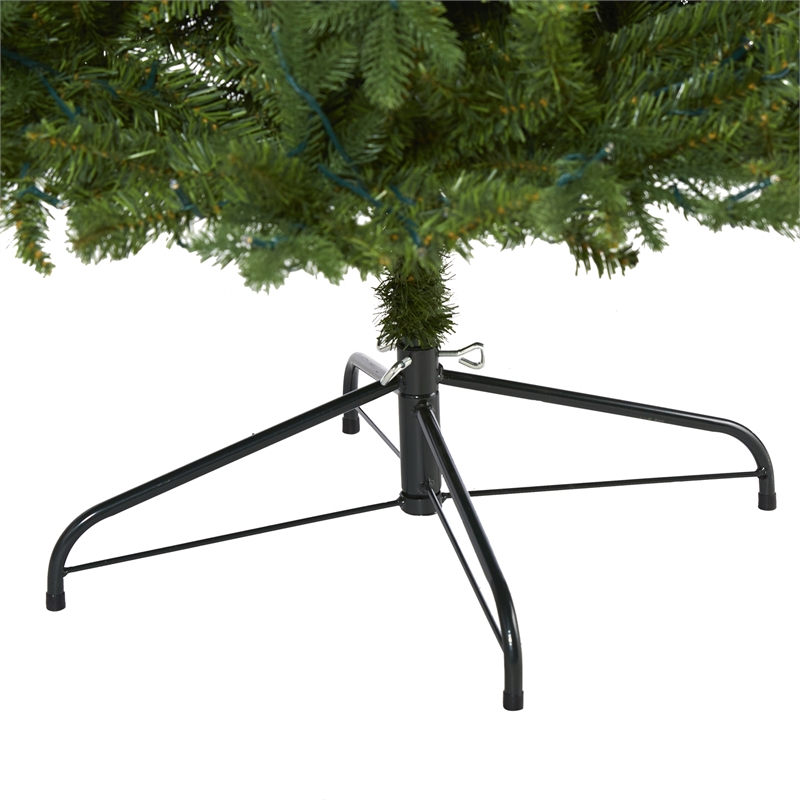 Nearly Natural 7ft New Hampshire Fir Christmas Tree w/ 450 Clear LED Lights
