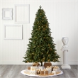 Nearly Natural 7ft New Hampshire Fir Christmas Tree w/ 450 Clear LED Lights