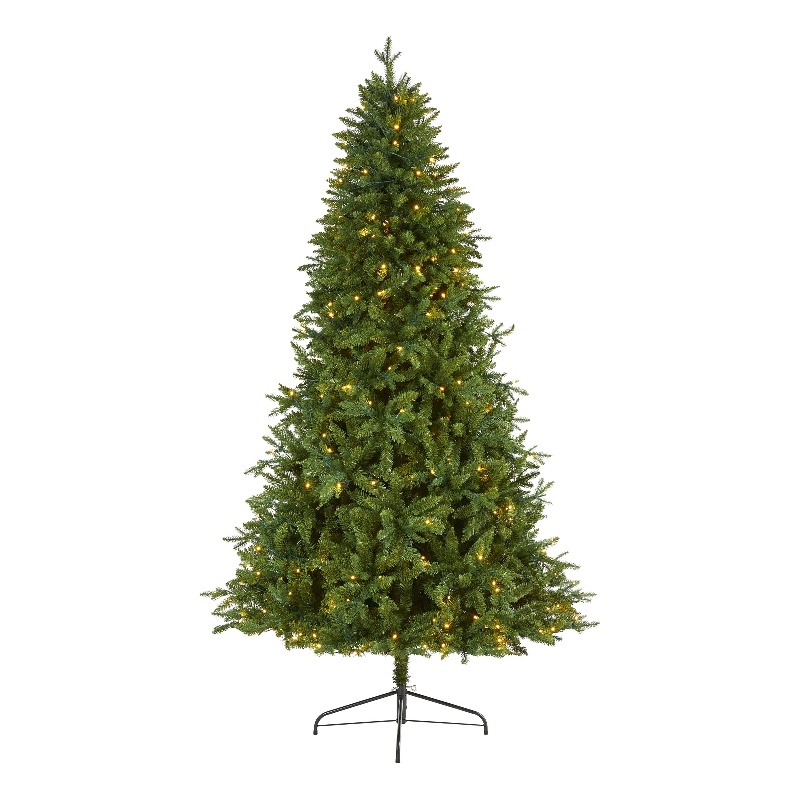 Nearly Natural 7ft New Hampshire Fir Christmas Tree w/ 450 Clear LED Lights