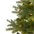 Nearly Natural 4ft North Carolina Spruce Christmas Tree w/ 100 Clear Lights