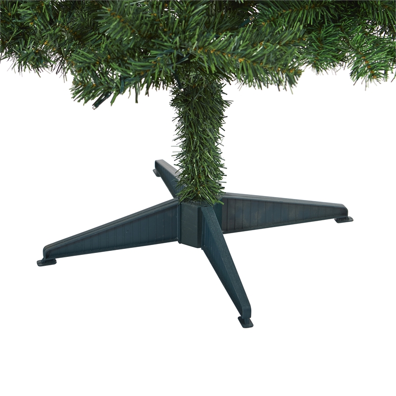 Nearly Natural 5ft Northern Tip Pine Artificial Green Christmas Tree in Green