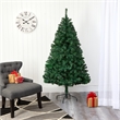 Nearly Natural 5ft Northern Tip Pine Artificial Green Christmas Tree in Green