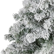Nearly Natural 5ft Flocked Rock Springs Spruce Artificial Green Christmas Tree