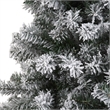 Nearly Natural 6ft Flocked Rock Springs Spruce Artificial Green Christmas Tree