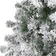 Nearly Natural 8ft Flocked Rock Springs Spruce Artificial Green Christmas Tree