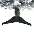 Nearly Natural 3ft Flocked Rock Springs Spruce Christmas Tree w/ 50 Clear LED
