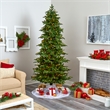 Nearly Natural 8ft South Carolina Fir Christmas Tree w/ 650 Clear LED Lights