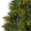 Nearly Natural 7.5ft North Carolina Mixed Pine Christmas Tree w/470 LED