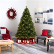 Nearly Natural 7.5ft North Carolina Mixed Pine Christmas Tree w/470 LED
