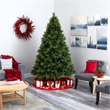 Nearly Natural 7.5ft North Carolina Mixed Pine Christmas Tree w/470 LED