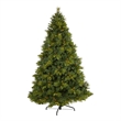 Nearly Natural 7.5ft North Carolina Mixed Pine Christmas Tree w/470 LED
