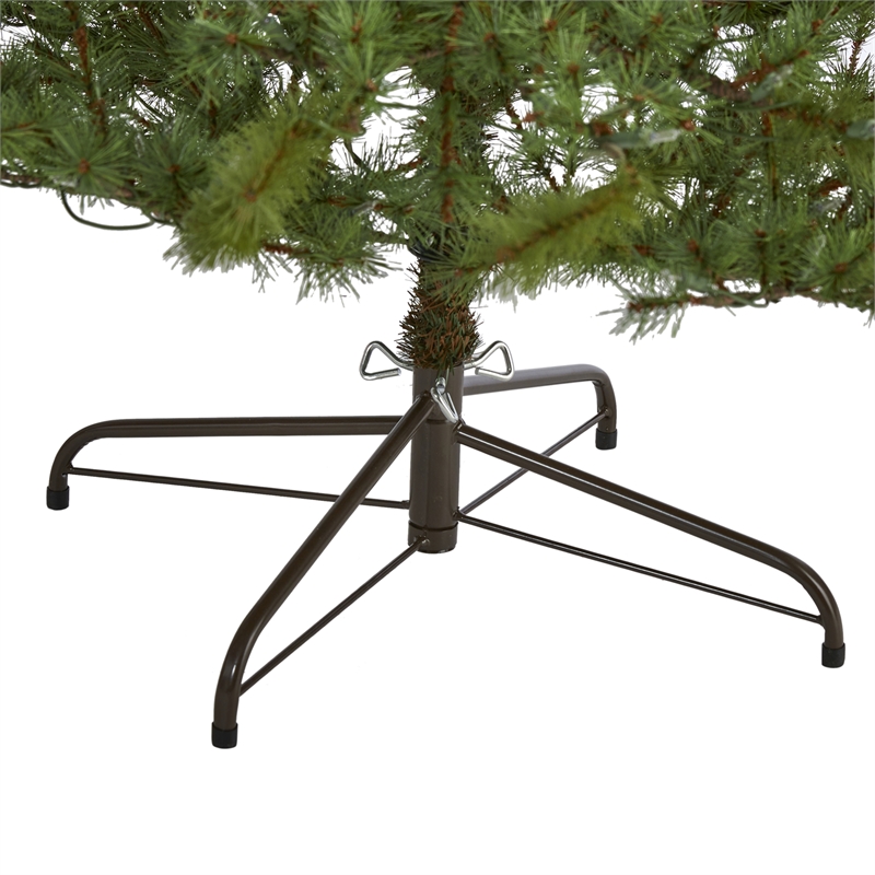 Nearly Natural 7ft Vancouver Mountain Pine Christmas Tree w/ 450 Clear Lights