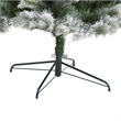 Nearly Natural 9ft Flocked Oregon Pine Christmas Tree w/ 600 Clear Lights