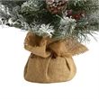 Nearly Natural 2ft Flocked Christmas Tree w/ 30 Clear Lights