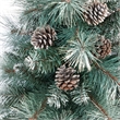 Nearly Natural 3.5ft Frosted Tip BC Mountain Pine Christmas Tree in White