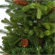 Nearly Natural 3.5ft Yukon Mountain Fir Christmas Tree w/ 50 Clear Lights