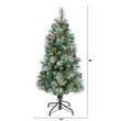 Nearly Natural 4ft Frosted Tip British Columbia Mountain Pine Christmas Tree