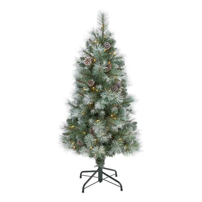 Nearly Natural 4ft Frosted Tip British Columbia Mountain Pine Christmas Tree