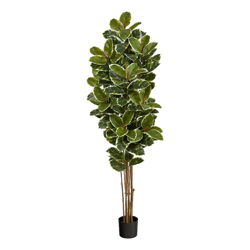Nearly Natural 6ft Oak Artificial Tree UV Resistant (Indoor/Outdoor) in Green